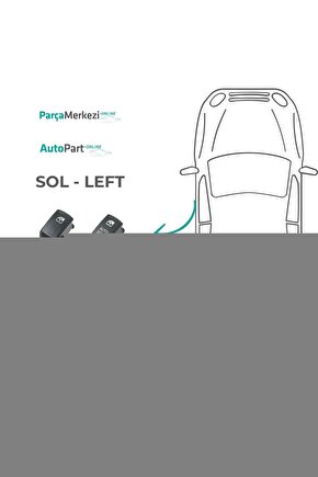 Fiat Doblo,Fiorino için Cam Düğmesi Açma Kapağı-Tırnaklı