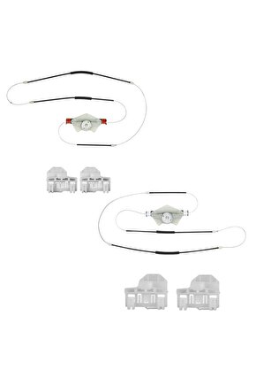 Volkswagen Passat B5 için Ön Kapı Cam Tamir Takımı-Sağ-Sol-SET