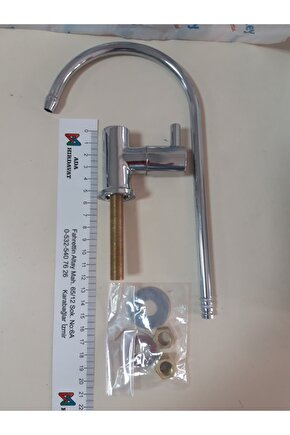 Çubuk Kol Arıtma Musluğu Tezgah Üstü Aç-kapa Ankastre Model