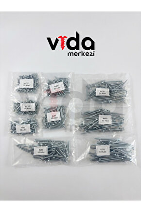 Ağaç Ve Sunta Vidası Seti – 450 Vida