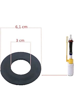 Rezervuar Contası & Gömme Rezervuar Boşaltma Contası Rezervuar İç Takım 1 Yıl Beyaz