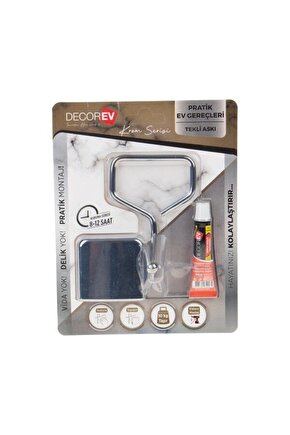 Decorev Askı Metal Krom Tekli Dc-4771 7713