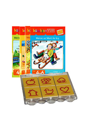 Bambinoyup 4-6 Yaş Mevsimler Konulu Dikkat Geliştirme Seti