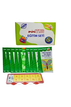 Miniyup 5 Yaş Eğitim Seti (1 KONTROL PANELİ 10 KİTAPÇIK)