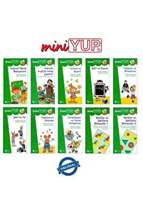 MiniYUP 6+ Yaş Zeka Geliştirme Kitapları (Kontrol Kutusu Dahil Değildir)