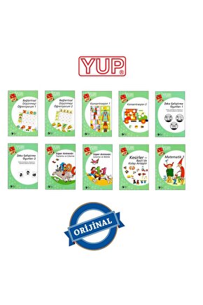 YUP 9+ Yaş Eğitim Seti (Kontrol Kutusu Dahil Değildir) Sadece kitapçıklar