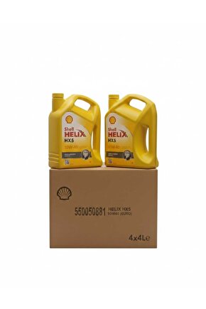 Helix HX5 SN 10W-40 4 Litre Motor Yağı 4 ADET