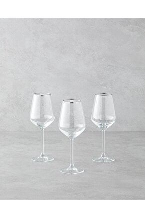 Gleam Cam 3lü Kadeh 350 ml Silver