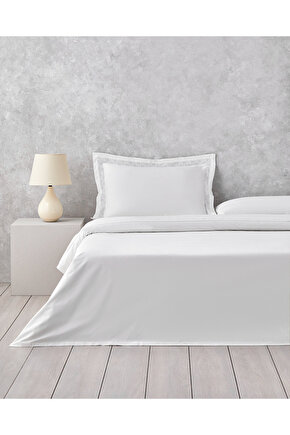 Imperial Lace Güpürlü Oxford King Size Nevresim Takımı 240x220 cm Beyaz