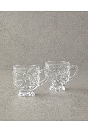 Areca Cam 2li Kupa Şeffaf