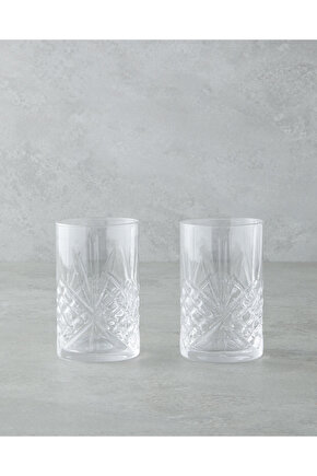 Agolde Cam 2li Meşrubat Bardağı Şeffaf