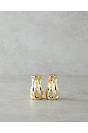 Baho Cam Tuzluk - Biberlik 4x4x8 cm Gold