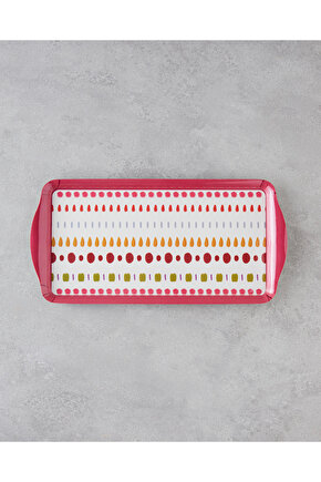 Confetti Melamin Tepsi 37x18 cm Renkli