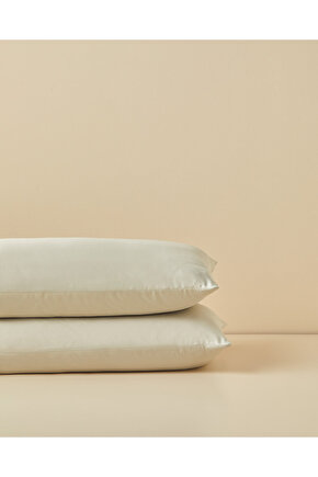 Micell Pamuk Saten 2li Yastık Kılıfı 50x70 cm Yeşil