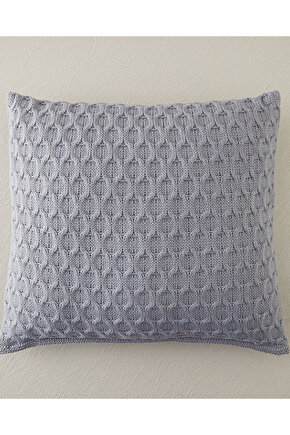 Velvety Triko Kırlent Kılıfı Gri