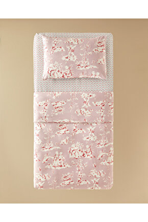 Bearette Pamuklu Çocuk Nevresim Takımı Pembe