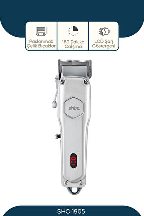 SHC-1905 Şarjlı Saç Kesme Makinesi