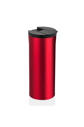 Dn3516 Kırmızı Çelik Bardak Termosmatara 0,4lt