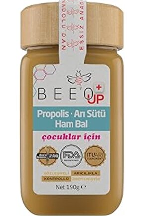 BeeO Up Çocuklar Içi Propolis Arı Sütü Ham Bal Karışımı 190 Gr