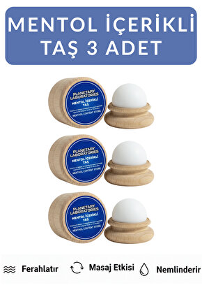 Mentol Içerikli Taş | Masaj Taşı | Mıgren Taşı | Mentol Taşı | Ferahlama Taşı