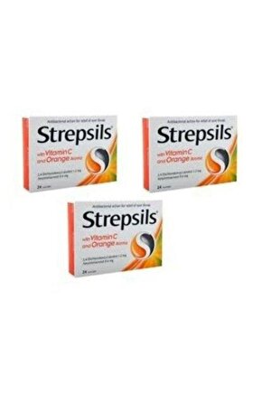 Portakal & C Vitamini Aromalı 24 Pastil 3 Adet