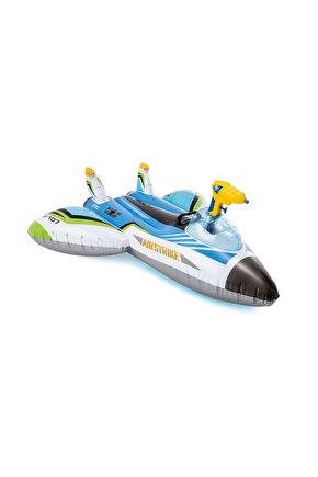 Su Tabancalı Şişme Su Uçağı Mavi 117*117 Cm (57536)