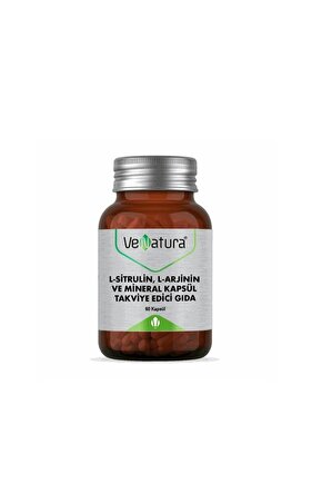 L-Sitrulin ,L-Arjinin Ve Mineral 60 Kapsül