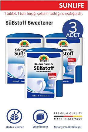 Sunlife Substoff Tatlandırıcı 300 Tablet 3 Adet