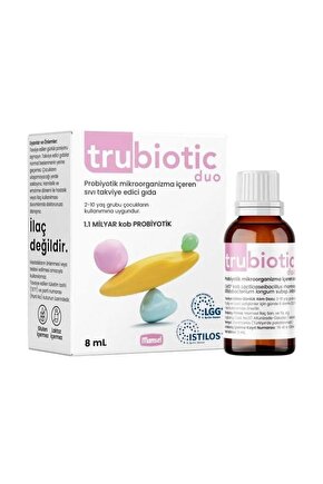 Duo Probiyotik Mikroorganizma İçeren Damla 8 ml