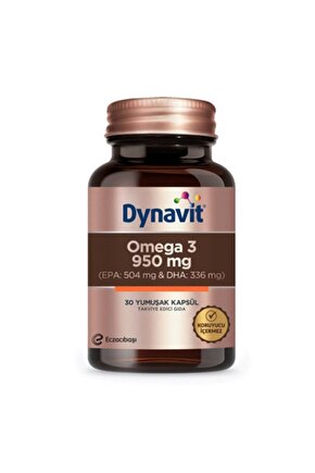Omega 3 950 Mg Takviye Edici Gıda 30 Yumuşak Kapsül