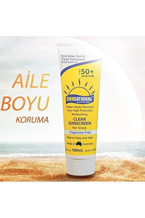 Spf50 Güneş Kremi 100ml Sunscreen
