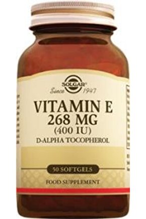 Vitamin E 400IU 50 SoftGel Kapsül