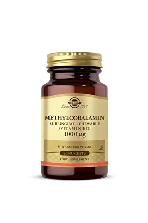 Methylcobalamin - Vitamin B12 Sublingual Chewable 30 Tablet