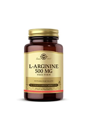 L-Arginine 500 mg 50 Vegi Kapsül