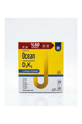 D3K2 Damla 20+20 ml - İkincisi %50