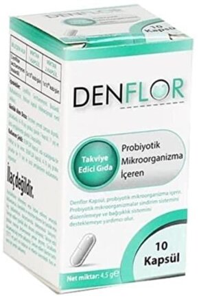 Denflor Probiyotik 10 Adet - Kapsül