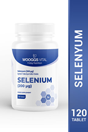 Selenyum (200 ΜG) Içeren Takviye Edici Gıda 120 Tablet