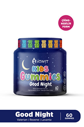 Gummies Good Night KIDS 60 Çiğnenebilir Form