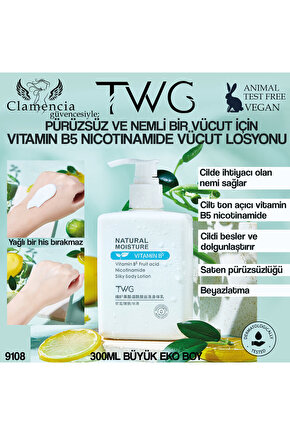 Niasinamid Vitamin B5  C VitaminiVücut Losyonu