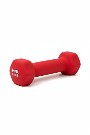 0,5 Kg x 1 Adet Deluxe Neopren Kaplı Kırmızı Demir Dambıl