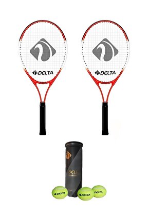 2 Adet Max Joys 21 İnç Çocuk Tenis Raketi + 2 Adet Tenis Çantası +  3 Adet Expert Seviye Maç Topu