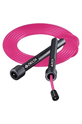 Açık Pembe Uzunluğu Ayarlanabilir Deluxe Atlama İpi