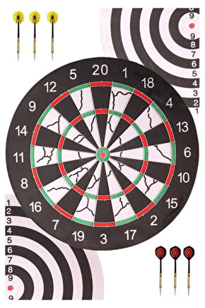 Flocked Dart Seti 18 İnç + 6 Dart Oku 18 Gr