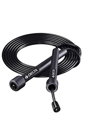 10 Adet Uzunluğu Ayarlanabilir Deluxe Siyah Atlama Ipi