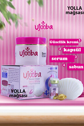 Ujooba Beauty Cream Beyazlatıcı Krem (4lü Set )