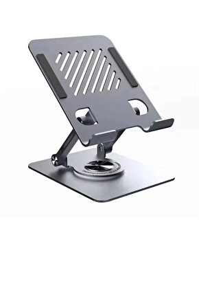 14 inç Uyumlu, Metal, 360° Dönen Masaüstü Telefon ve Tablet Standı Tablet ve Telefon Tutucu