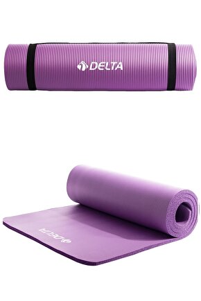 Konfor Zemin 10 mm Taşıma Askılı Pilates Minderi Yoga Matı-MOR