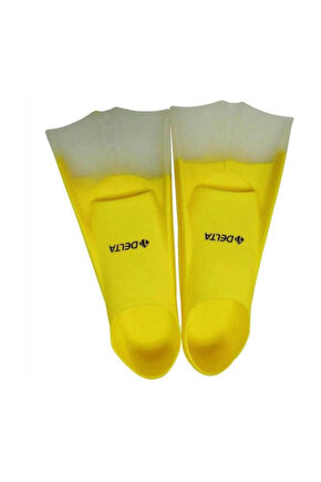 Deluxe Silikon Havuz Ayak Paleti Sarı Deniz Paletici Yüzücü Dalış