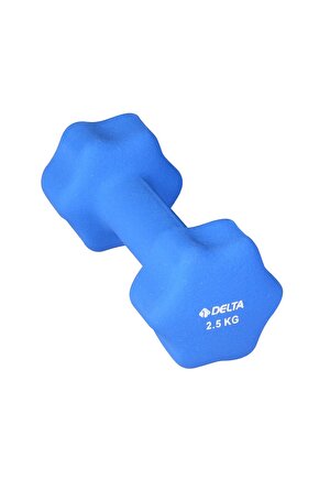 2,5 Kg x 1 Adet Deluxe Neopren Kaplı Mavi Demir Dambıl