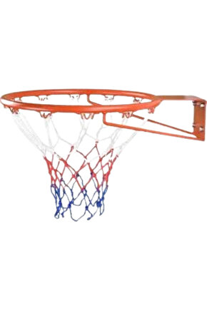 Deluxe Basketbol Çemberi + Basketbol Filesi (Renkli Kutu)